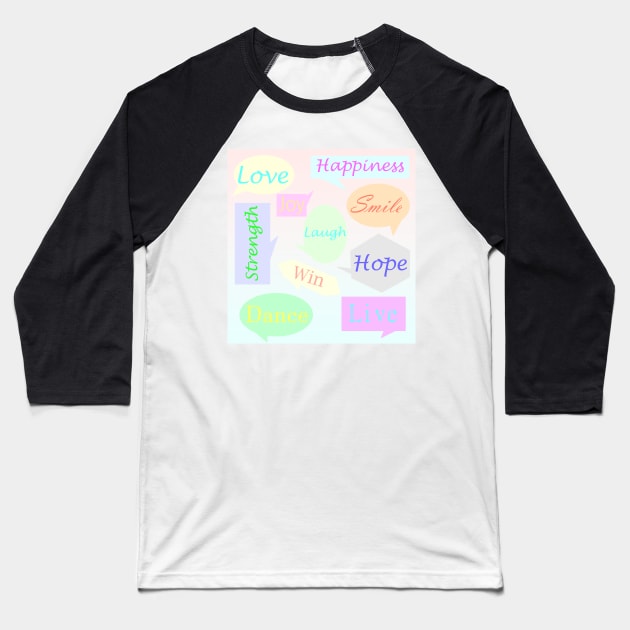 Speech Baseball T-Shirt by LadybugDraws